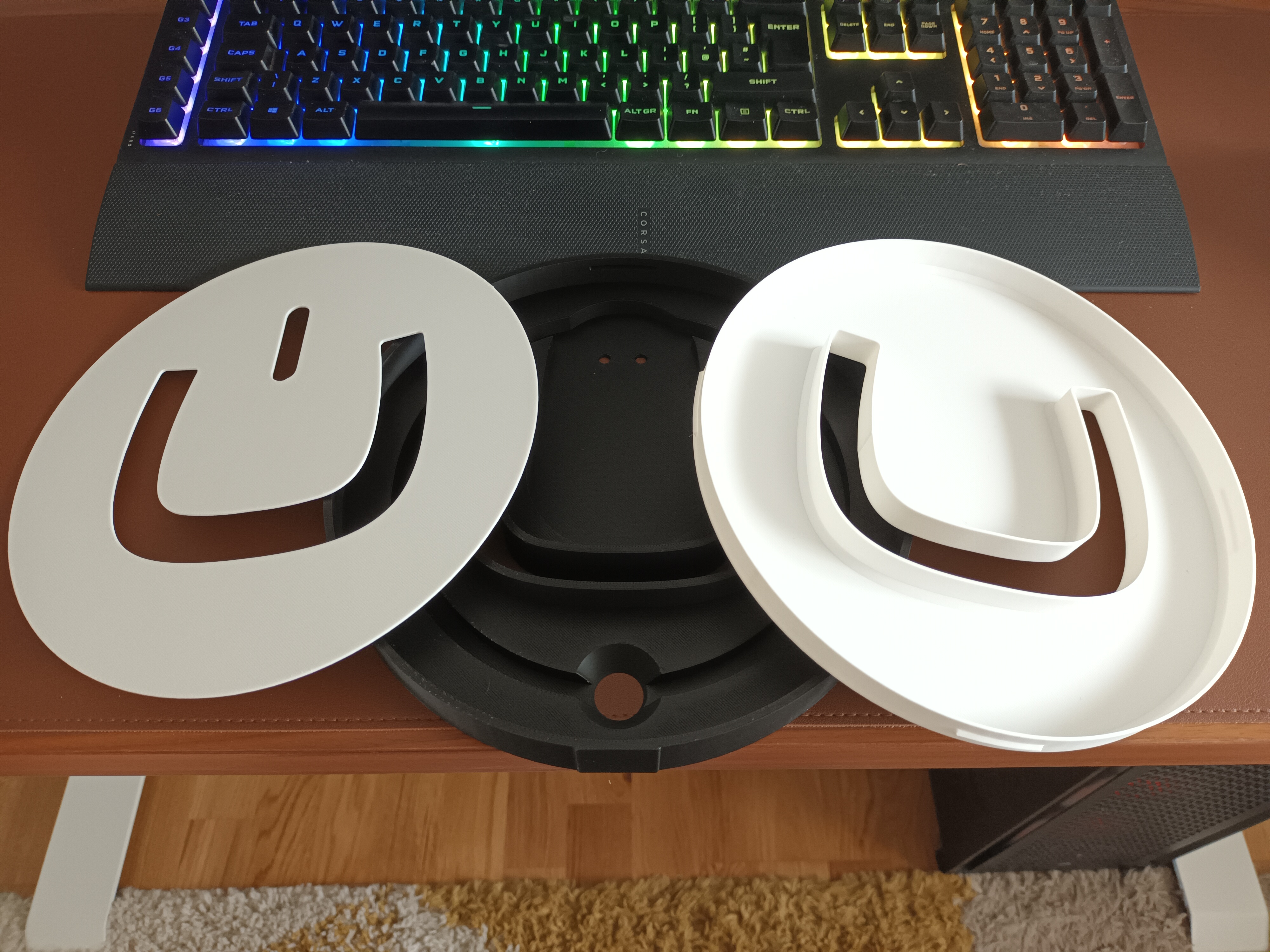 The Umbraco lamp printed parts