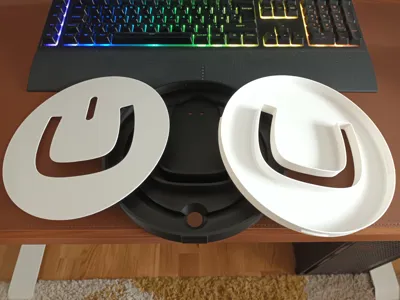 The Umbraco lamp printed parts