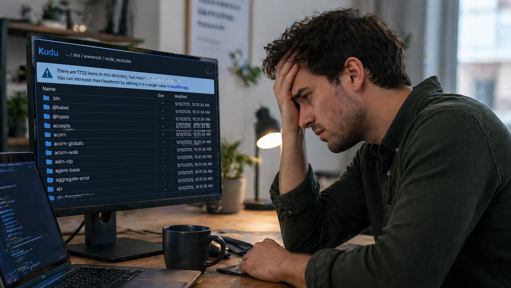 Fixing the "maxViewItems" Limit in Umbraco Cloud Kudu
